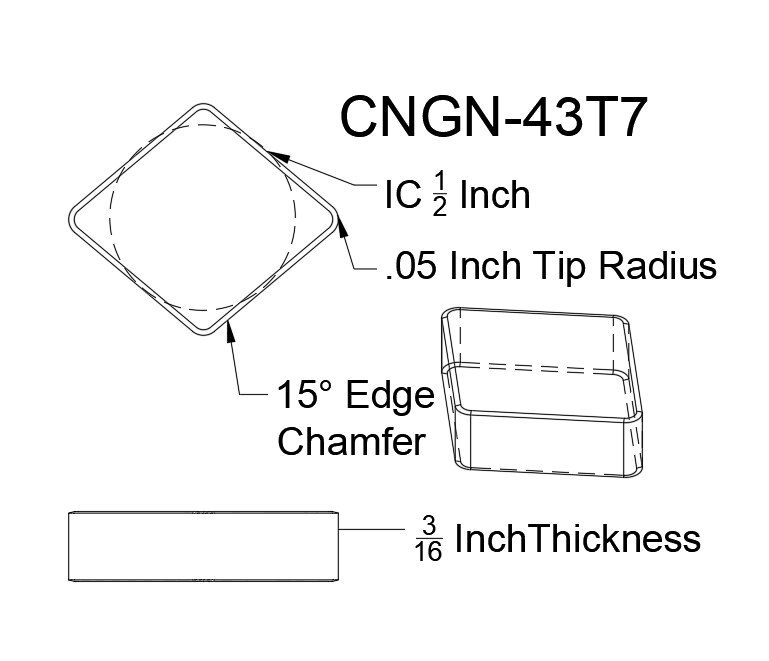 CNGN-43T7  Georgia Superabrasive Tooling